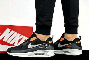 Sandals and flip-flops: Nike Air Max 90 patike – crno‑sivo izdanje Vel. Od 40 do 45 - Klasičan — 4
