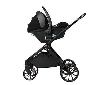 stokke torba za kolica: KIKKA BOO Kolica TIFFANY black set 2u1 sa tvrdom korpom SKU: KKB2 — 9