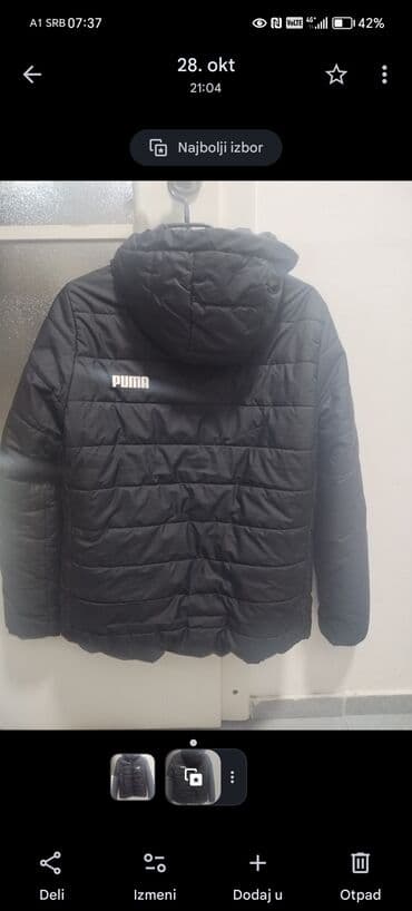 Zimska jakna M, Puma, bоја - Crna na lalafo.rs Zimska jakna M, Puma, bоја - Crna