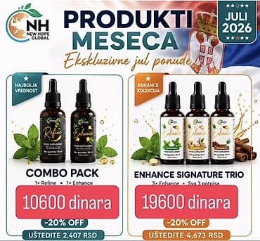 NH New Hope Global – Produkti meseca (jul 2026) - Combo Pack: 1x
