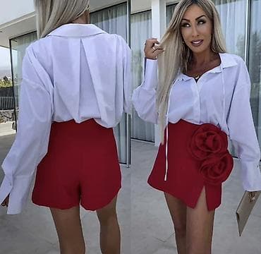 bluza s: 🔥Mini suknja s 3D cvetovima
✅2200 din — 1