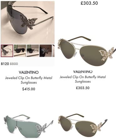 lidl četka za ispravljanje kose: Naočare za sunce, Valentino — 5