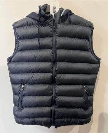 konobarski prsluci: Muski prsluci, modeli od S do XXL kapuljaca se koze skidati CRni — 3