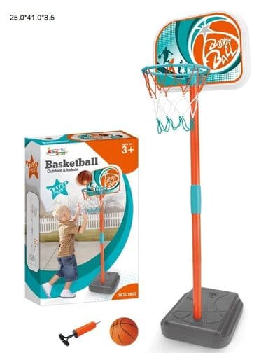 visina kosa za decu: Koš sa postoljem i loptom

Visina koša 106cm 

2200dinara — 1