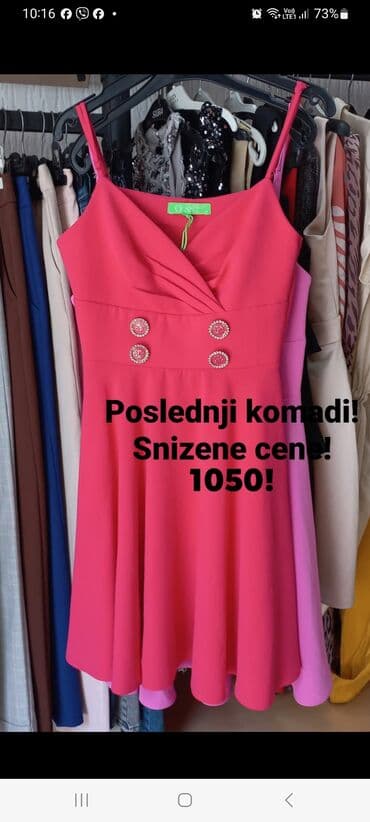 helanke od mokre likre: M, color - Pink, Cocktail, With the straps — 2