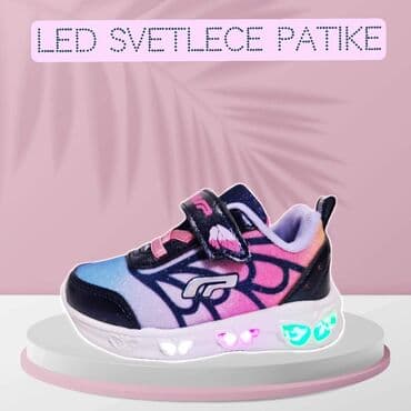 obuca za devojcice: SNIZENJE Prelep model vrlo laganih svetlecih patikica LED sijalice — 2