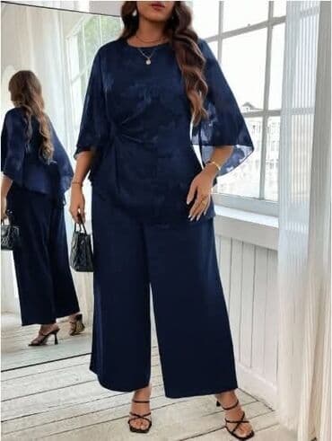 mona kompleti sa pantalonama: Kompleti Cena 3300din Vel 0XL,1XL,2XL,3XL,4XL Mere u slikama Poručuje — 6