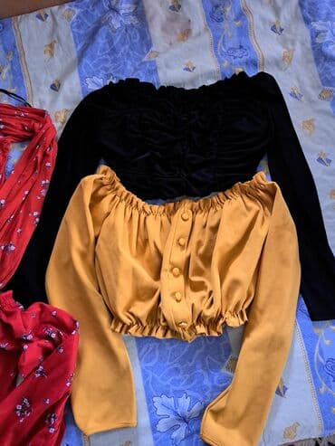 jakne sombor: Ženska modna garderoba – set - Crni bodi sa volanima: off-shoulder — 10