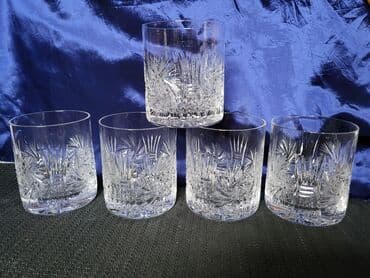 case za zestoko pice: Case kristal,rucni rad za zestoko pice iz 70ih. Case bez — 3