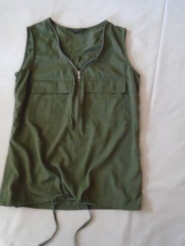 haljine c a: XS (EU 34), Single-colored, color - Khaki — 4