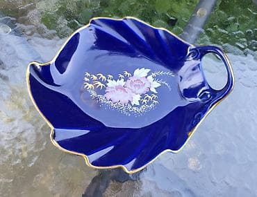 soba za devojčice: Dekorativna porcelanska posuda – Cobalt Blue, Carpo Porcelaine - — 1