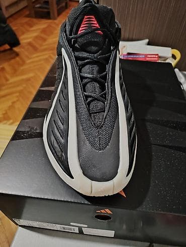 premiata 39: Adidas Anthony Edvards muške košarkaške patike – crno/belo izdanje — 5