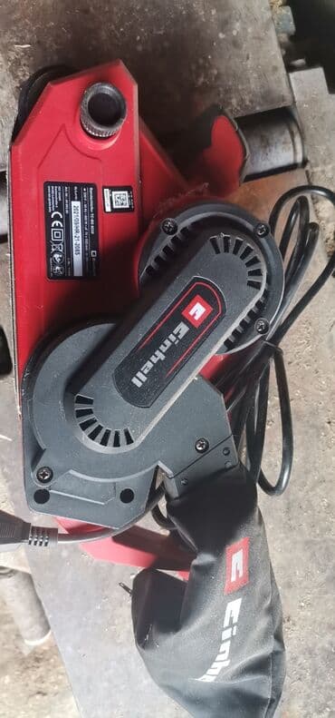 Čekići: Prodaja seta električnih alata: 1) Traka brusilica Einhell TC-BS 8038 — 1