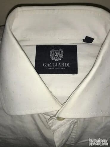 Britches and shorths: Original GAGLIARDI kosulja 41 SLIM FIT 100% cotton Ramena 47cm — 2