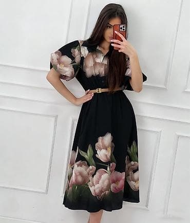 ivet haljina: 🔥Ženska midi haljina sa cvetnim printom
✅2700 din
S M L — 10