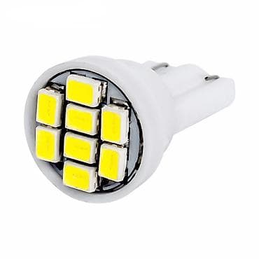 set za polimerizaciju farova 220v: -T10 Silikonska cob led sijalice vodotporne beloplavicaste 6000k 12v — 2
