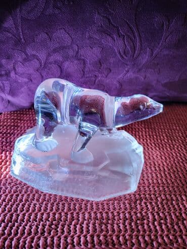 kristalne plafonjere: Figura kristal,led kristal d'Argues Francuska,rucni rad iz 70,80ih — 2