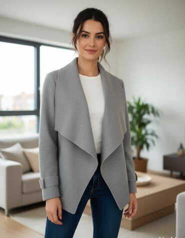 dzemper sa kosuljom: M, Vuna, Casual, Jednobojni — 1