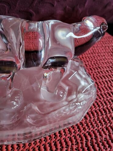 kristalne plafonjere: Figura kristal,led kristal d'Argues Francuska,rucni rad iz 70,80ih — 13