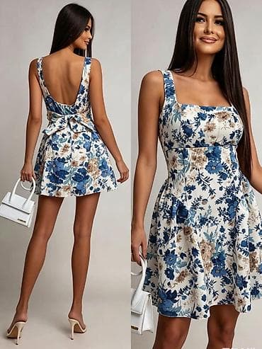 him haljine: 🌟Ženska letnja haljina sa cvetnim printom
✅S M L
✅2800 din — 7