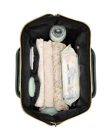 deciji satovi igracke: KikkaBoo Torba za mame Siena premium – army green (Šifra: KKB2) — 8