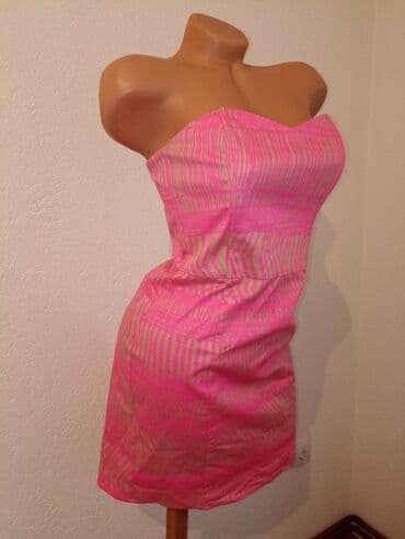 H&M S (EU 36), bоја - Roze, Koktel, klub, Top (bez rukava) — 5