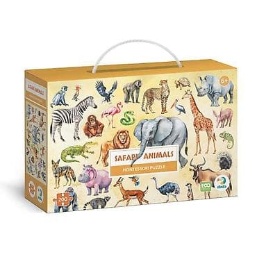 Puzzle Montesori Safari – edukativna igra Opis: - Edukativna puzzle