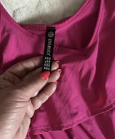 Haljine: Duga letnja haljina u boji fuksije - Brend: EWAROZA (etiketa — 3