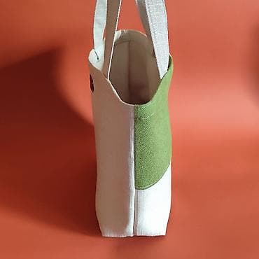 torbe od platna: Torba – ručni rad, patchwork dizajn - Materijal: čvrsto platno/keper — 8