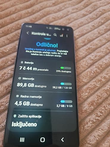 telefoni do 50e: Samsung Galaxy S10+ sim free,nalog free,silikonska maska uz telefon - — 7