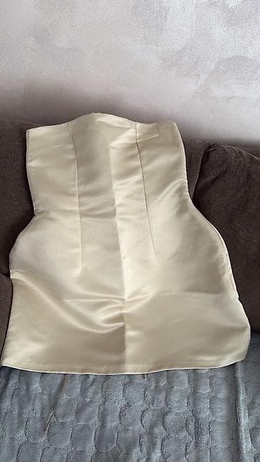 lil solid oprema: Nova Haljina M velciina.Satenska mini haljina bez bretela u — 3