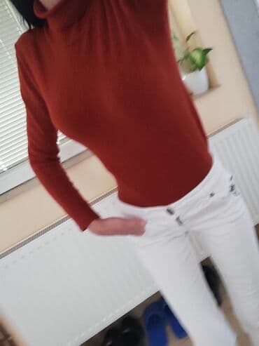 zara kozne helanke: S (EU 36), Cotton, Single-colored, color - Brown — 2