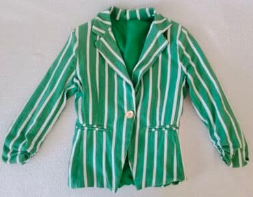 patike sa platformom: M (EU 38), Satin, Stripes — 1