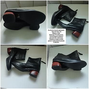 antilop gleznjace: Ženske gležnjače Mat:20, broj 39. Made in Italy. - Materijal: prirodna — 2