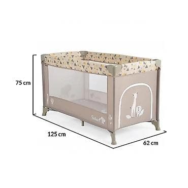 Moni Prenosivi krevetac Safari – Beige (šifra: CAN8628-70) Kompaktan