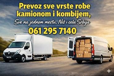Građevinarstvo i rekonstrukcija: Usluga: Transport robe i selidbe – Niš i cela Srbija - Prevoz svih — 3