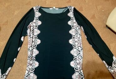 haljine sa kaisem: L (EU 40), color - Black, Cocktail, Long sleeves — 8