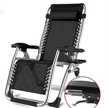 Kućna hemija i proizvodi za kuću: Ležaljka/baštenska stolica Zero Gravity – sklopiva - Konstrukcija od — 3