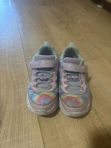 patike svecane: Dečije patike Skechers Heart Lights – šarene svetleće patike sa srcima — 4