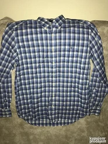 Donji delovi trenerke: Košulja Na duge rukave, XL, Gant, bоја - Tamnoplava, Pamuk — 1