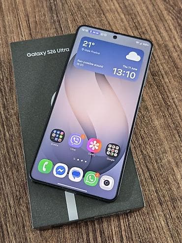 polovne masine za vez: Samsung Galaxy S26 Ultra – crna boja - Ekran: veliki AMOLED displej — 6