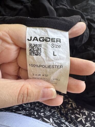 pantalone i tunike za punije: L (EU 40), Polyester, Floral, color - Black — 3