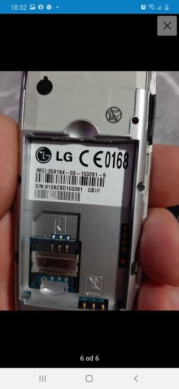 LG: Telefon LG ce 0168 ispravan,telefon radi na sve mreze,ima tragova od — 6