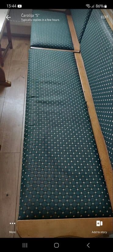 stilske rucice za namestaj: Nasloni sedista za klupe dezen po zelj — 1