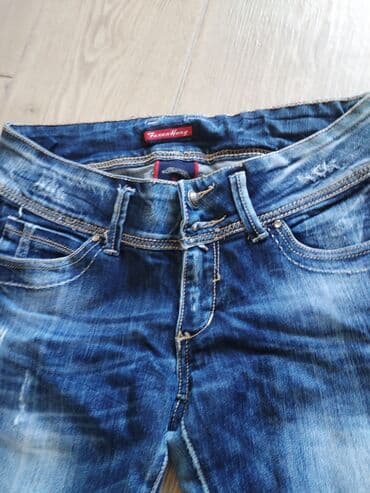 pantalone visoki struk: Farmerke s — 2