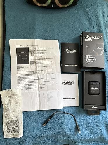 horizontalno i vertikalno: Marshall Minor IV Black – kao nove, kupljene 17.06.2026. Prodajem — 3