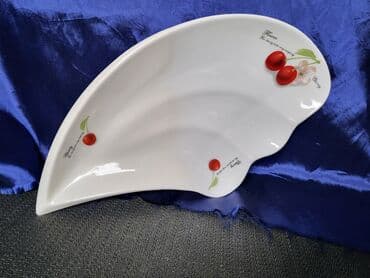 porcelanske solje za caj: Tanjir vintaz za serviranja,posluzenja porcelanski. Tanjir je bez — 1