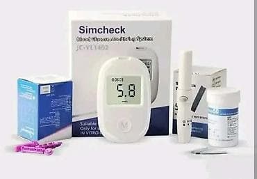 klompe medicinske: Uređaj za praćenje nivoa šećera u krvi (glukometar) marke Simcheck — 1