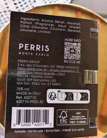 aplikator za sociva: Unisex perfume, Original — 3