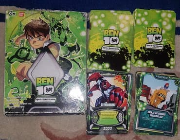 moj mali poni lutke: Ben 10 igra sa karticama. Ima 40 karata. Igra u dvoje i svaki igrac — 1